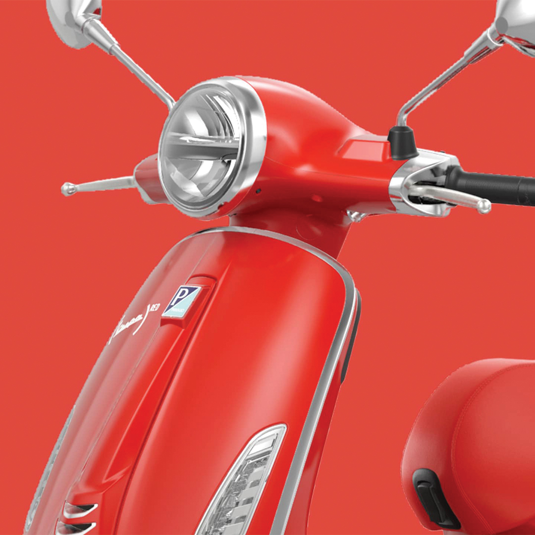 وسپا پریماورا 150 رد - Vespa Primavera 150 Red