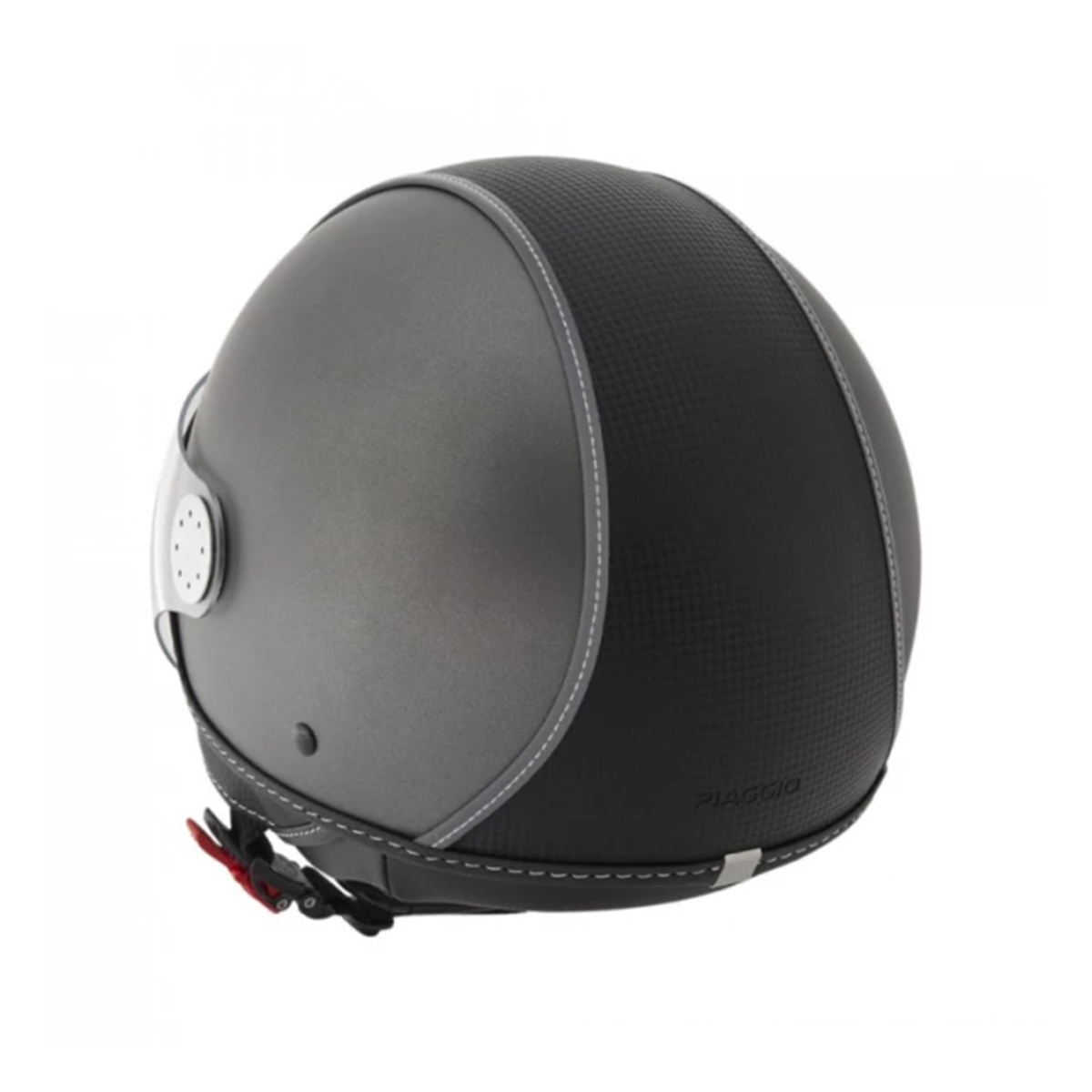 وسپا کلاه کاسکت زمینه مشکی لاژ - Vespa Style D Jet Helmet Black Brush