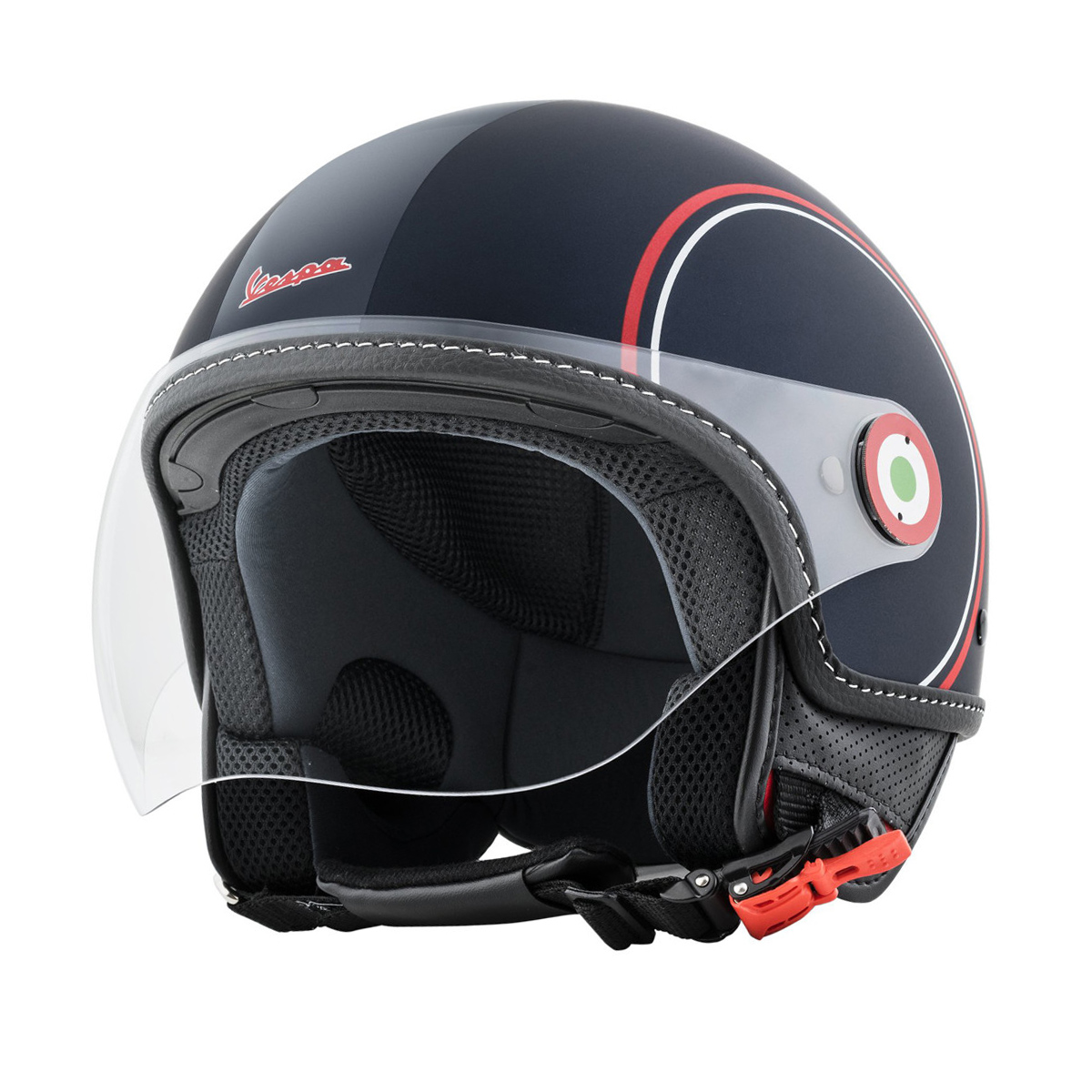 وسپا پیاجیو کلاه کاسکت Modernist بدون فک و طلق قرمز مات مدیوم - Vespa Helmet Modernist Matt Red